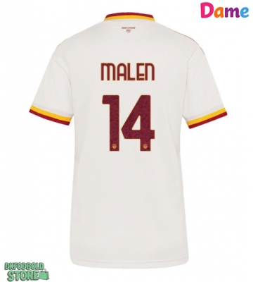 AS Roma Donyell Malen #14 Replika Udebanetrøje Dame 2026-27 Kortærmet